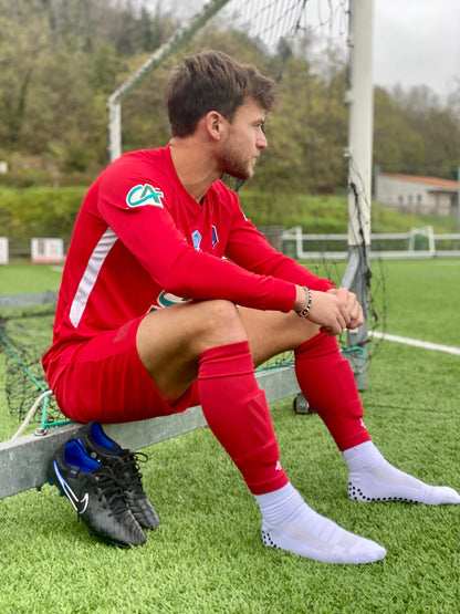 Chaussettes coupées portés par un mannaeuin 