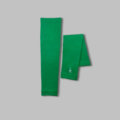 Chaussette vert avec logo joga minimaliste en blanc