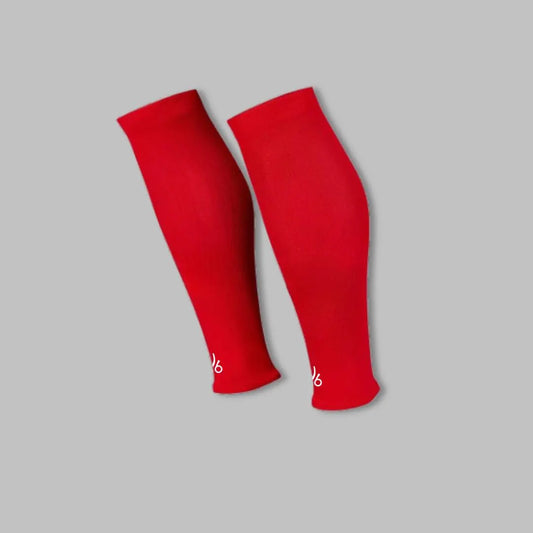 Chaussette rouge avec logo joga minimaliste en blanc